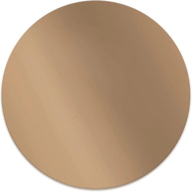 Tulup Bodenschutzmatte Hellbraun für Schreibtischstühle B/T: 100 x 100 cm - Bild 1