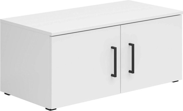 Mömax Aufsatzschrank Multistauraum Weiß Matt, hängend oder stehend, B: 80 cm, H: 80 cm, T: 40 cm - Bild 1