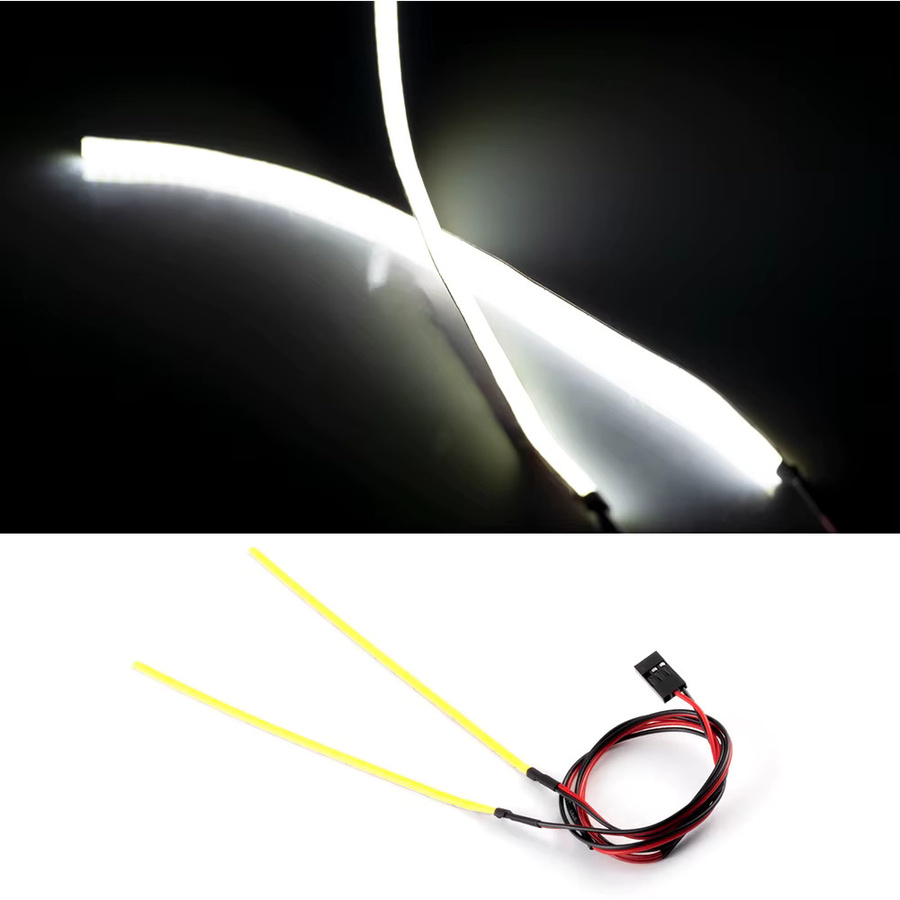 YEAHRUN RC Auto Shell Suchscheinwerfer Weichen Draht COB LED Licht Rücklicht Scheinwerfer, Zubehör - Bild 4