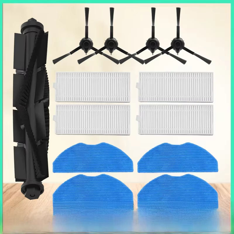 OSSIEAO Ersatzteil-Set mit Hauptseitenbürstenfilter und HEPA-Mopptuch für 360 S8, S8 Plus und TCL SWEEVA 6000, 6500 Roboter-Staubsauger Zubehör - Bild 4