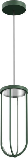 Flos In Vitro Pendelleuchte Outdoor in Grün aus Aluminium und Borosilikatglas, dimmbar - Bild 1