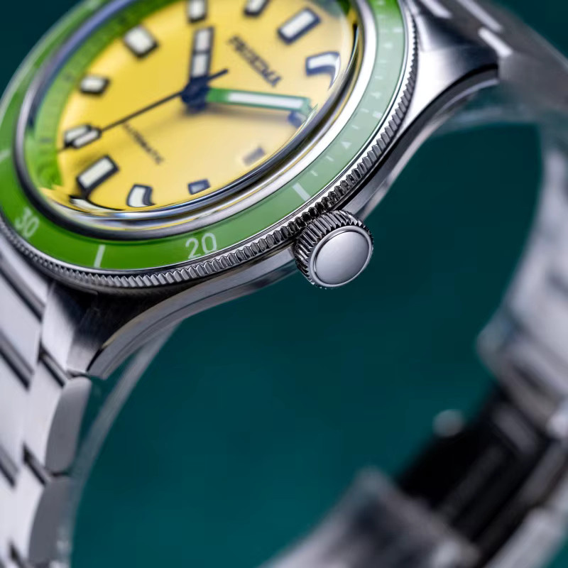 Proxima Armbanduhr Automatik, Edelstahl, 39 mm, Herren, Grün - Bild 2
