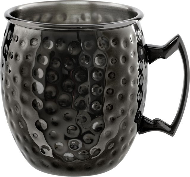 VEGA Moscow Mule Becher Glendale Hammerschlag Schwarz 550 ml - Bild 1