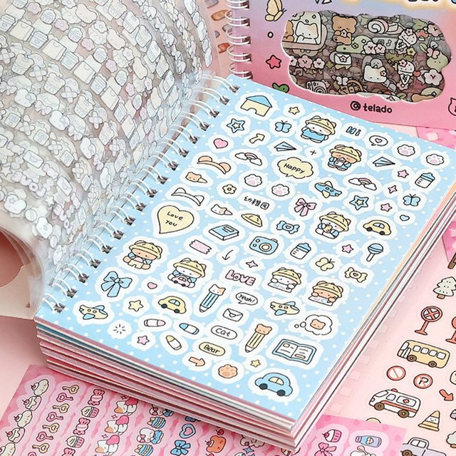 Kpop Dekorative Washi Papier Aufkleber für Journal und Scrapbooking in Multicolour - Bild 1