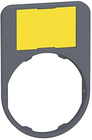 Schneider Electric ZBYF6102C0 Schildträger in Grau für Unterputzmontage aus Kunststoff - Bild 1