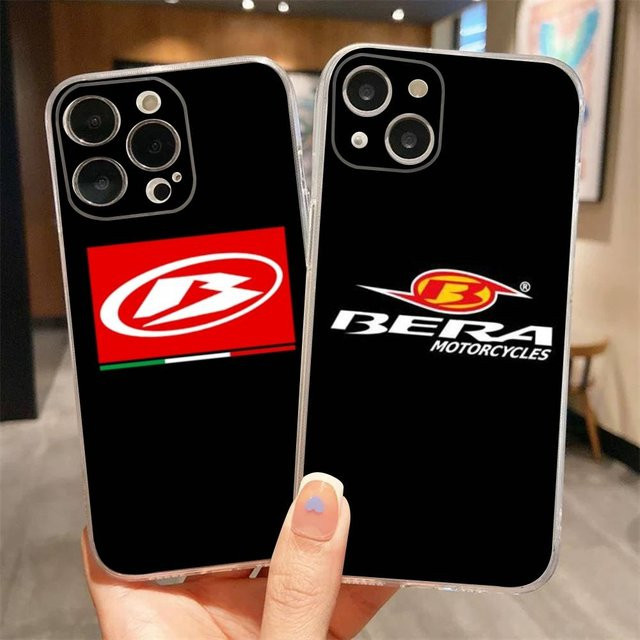 BETA RACING GASGAS TPU-Silikonhülle für iPhone 11 bis 17 Pro Max, stoßfest, transparent/schwarz - Bild 1