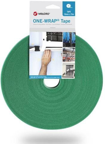 VELCRO One Wrap Band in Grün, Breite: 1,6 cm, Länge: 25 m - Bild 1