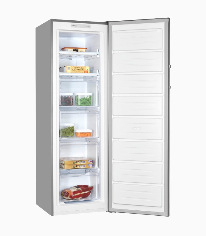 GS5271-NF-H-040D Gefrierschrank in Inoxlook, No Frost, Standgerät in Silber, B/T/H: 54 x 64 x 204 cm - Bild 2