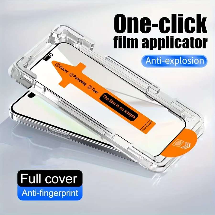 2in1 HD Displayschutzfolie und Kamera Objektiv Schutz aus gehärtetem Glas für Apple iPhone 16 15 14 13 12 11 Pro Max Plus Mini in Transparent - Bild 2