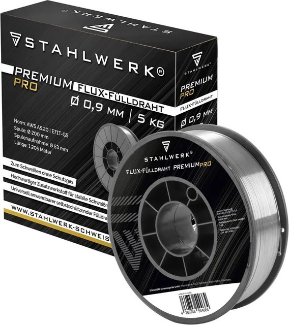 STAHLWERK MIG MAG Premium Fülldraht E71T-GS Ø 0,9 mm, 5 kg - Bild 1
