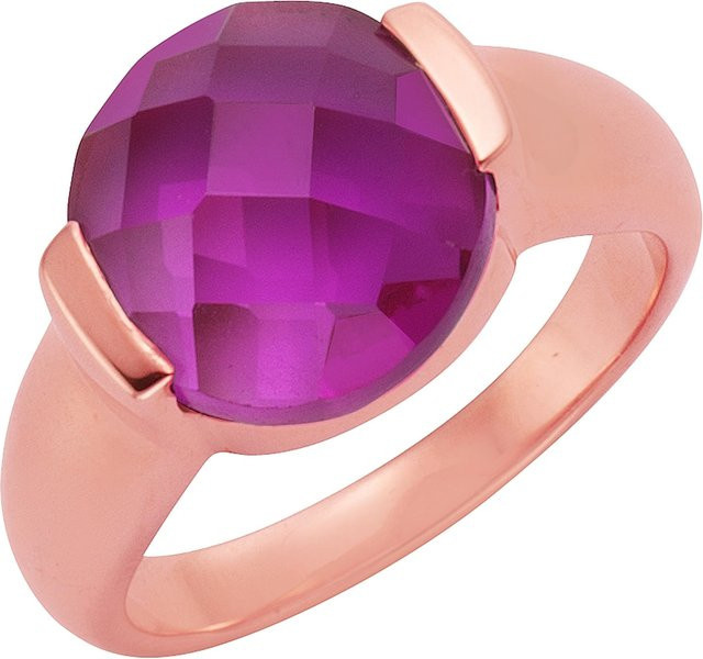 Jamelli Ring 925 Silber, Roségold, Quarz-Stein, Damen - Bild 1