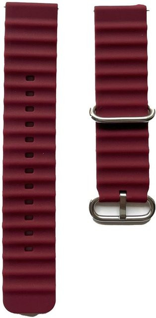 Peter Jäckel Armband, Silikon, 22 mm, Bordeaux, Unisex - Bild 1