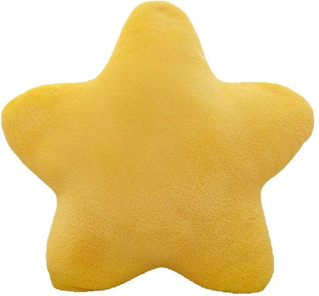 Yiran toy Butterkäse Kissen in Sternform aus Plüsch, Durchmesser: 30 cm - Bild 1