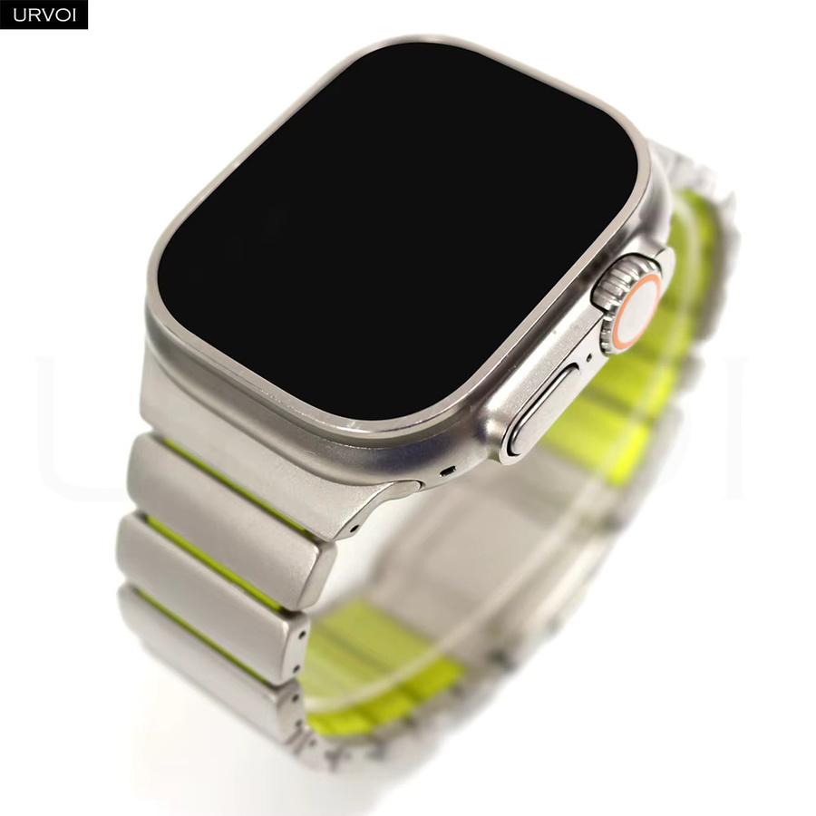 URVOI Uhrenarmband Titan-Silikon, Magnetverschluss, Unisex - Bild 3