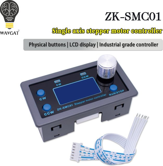 WAVGAT Schrittmotor-Controller ZK-SMC01 SMC01 mit Bluetooth, programmierbare SPS Impulsgeschwindigkeitssteuerplatine für positive und umgekehrte Winkelsteuerung - Bild 1