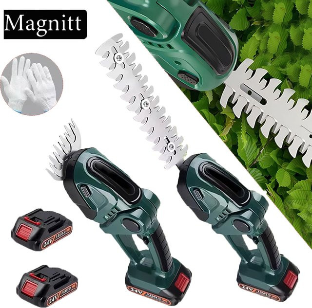 2-in-1 Akku-Heckenschere und Strauchschere für Makita 18V LXT Akkus, 20000 U/min, Grün - Bild 1