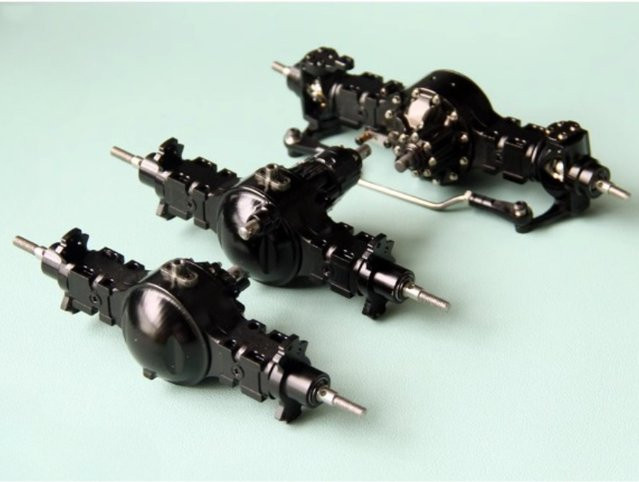 Tamiya Simuliertes Metall-Differentialsperren-Antriebsachsen-Set, 1-teiliges Set - Bild 1