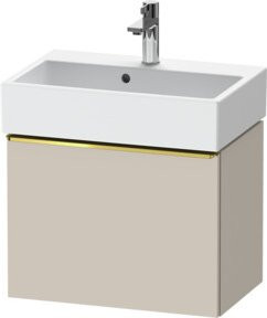 Duravit Waschtischunterschrank D-Neo Compact in Taupe, B/T/H: 58,4 x 37,2 x 44 cm - Bild 1