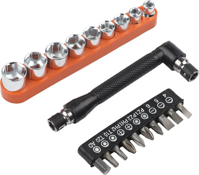 DAZZLEEX L-förmiges Schraubenschlüssel und Schraubendreher-Set in Schwarz für enge Räume - Bild 1