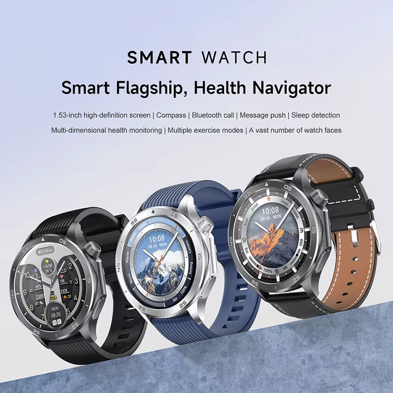 ChiBear Smartwatch, Schwarz, Silikon, Herren - Bild 2