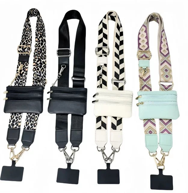 Tutew Telefon-Lanyard mit Reißverschlusstasche und Aufbewahrungstasche aus verstellbarem Nylonband - Bild 1