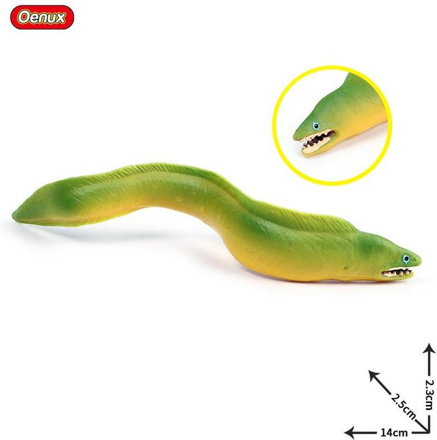 Oenux Unterwasser-Meeresbewohner Muräne Conger Modell Actionfiguren ab 3-6 Jahren - Bild 1
