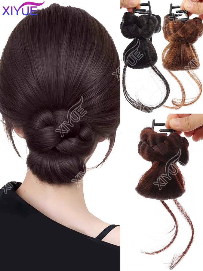 XIYUE Haarknoten, synthetisch, Schwarz, Damen - Bild 5