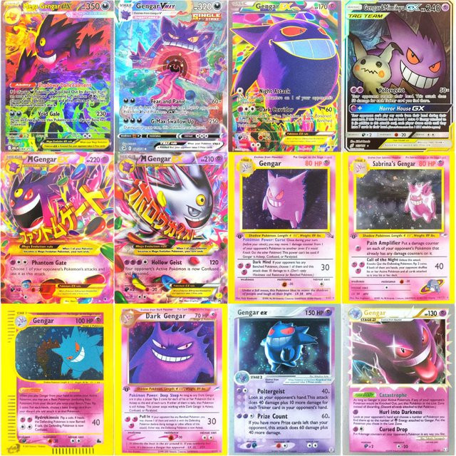 Bandai Pokémon Gengar GX EX Vmax, Sammelkartenspiel, Englisch - Bild 1