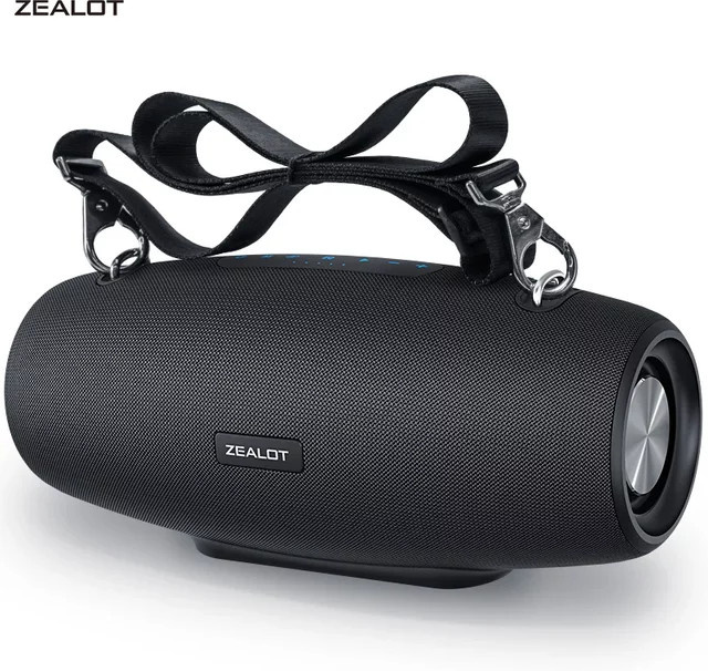 Zealot S67 Tragbarer Bluetooth-Lautsprecher mit 60W Leistung und Bass in Schwarz - Bild 1