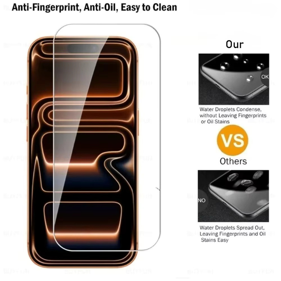 DIXSG 4er-Pack Ultra-Klares Panzerglas Displayschutzfolie für iPhone 11 bis iPhone 17 Pro Max, Transparent - Bild 5