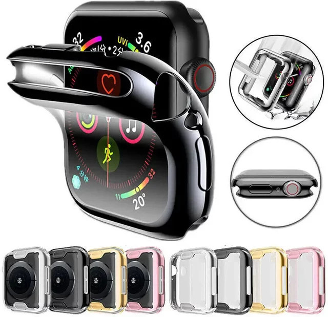 Apple Uhrenzubehör, TPU-Abdeckung, transparent, Unisex - Bild 1