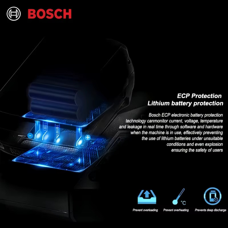 Bosch 18V Akku Ersatzakku 6000mAh Schwarz für Profi-Systeme BAT609 BAT618 - Bild 5