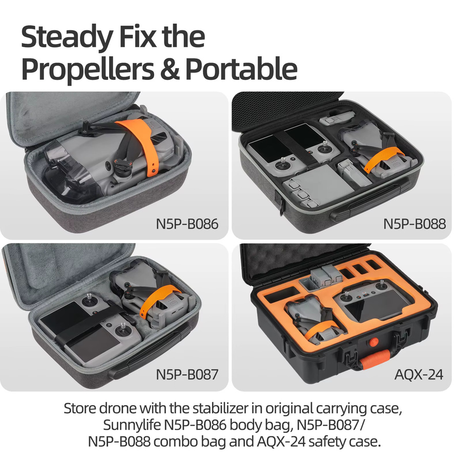 DJI Propeller-Schutz und Stabilisatoren in Schwarz für DJI Mini 5 und Pro Drohnenzubehör - Bild 3