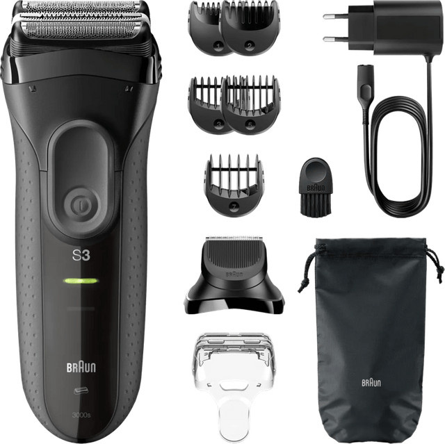 Braun Series 3+ 3000BT Elektrorasierer, Grau, Herren - Bild 2