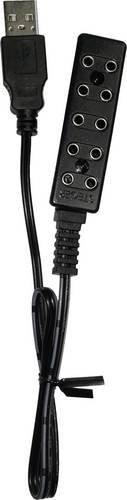Kahlert Licht Verteilerleiste C 69465 in Schwarz mit 3.5V USB-Anschluss - Bild 1