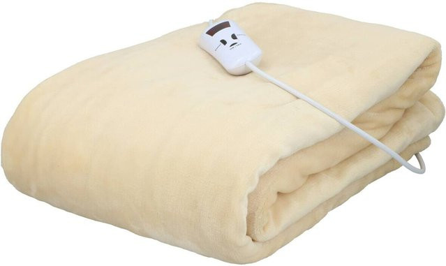 Alpina Heizdecke OB-006 beige aus Polyester mit Timer und Abschaltautomatik, B/L: 180 x 130 cm - Bild 1