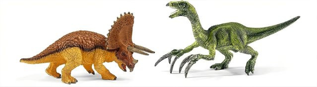 Schleich Triceratops und Therizinosaurus, Spielzeugfigur, Set / Bundle - Bild 1