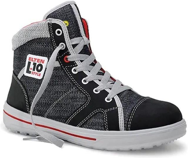 Elten Sicherheitsschnürstiefel Sensation Up Mid ESD S3 in Schwarz, Größe 40 - Bild 1