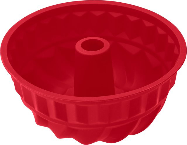 SILVERCREST® Silikon-Backform für Gugelhupf, rund, rot, antihaftbeschichtet, spülmaschinenfest und gefrierschranktauglich - Bild 1