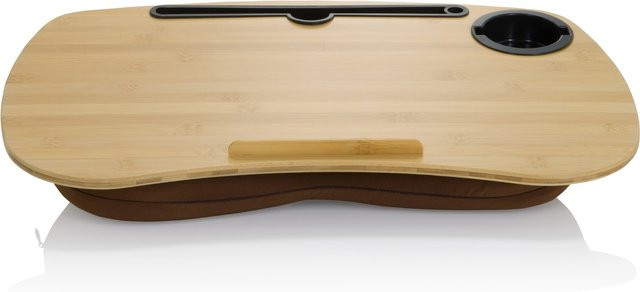 hjh OFFICE Laptopunterlage COMFILAP I Bambus und Stoff in Braun - Bild 1