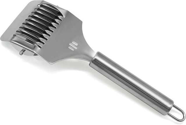 Manueller Spaghettischneider aus Edelstahl von Yiran Furniture in Grau - Bild 1