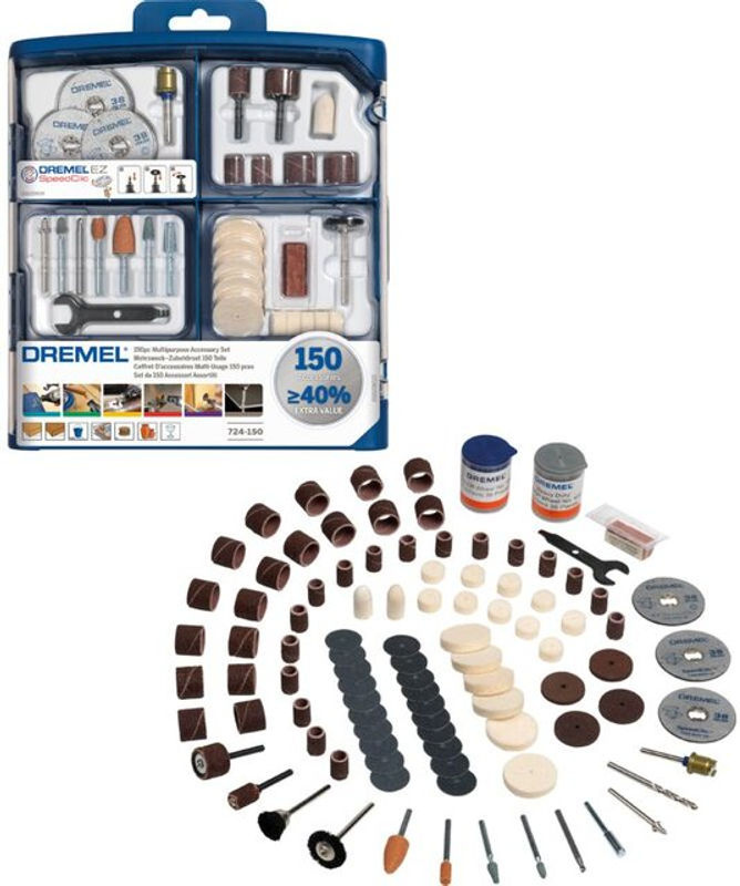 Dremel Zubehör-Set 2615S724JA multicolor mit Schaft-Ø 3.2 mm - Bild 2