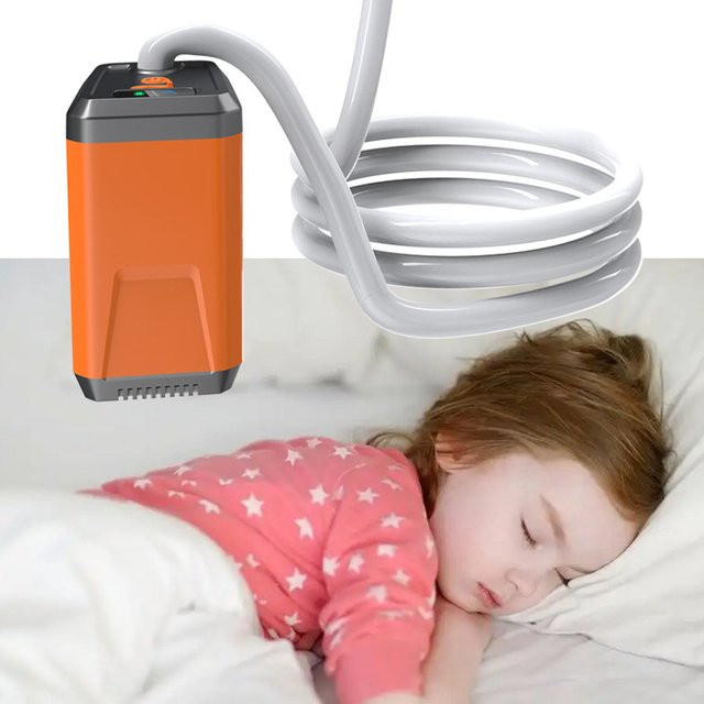 TOMSHOO Camping-Dusche, elektrische und wiederaufladbare Duschpumpe für den Außenbereich, wasserdicht, Farbe: Orange - Bild 1