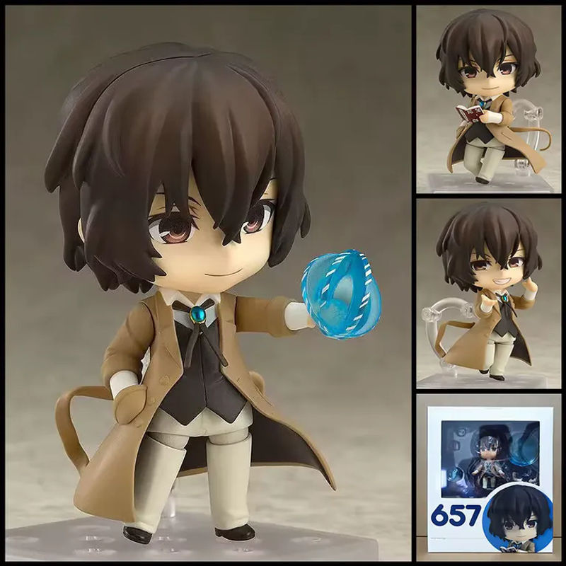 Bandai Bungo Stray Dogs Actionfiguren Osamu Dazai und Chuuya Nakahara mit austauschbaren Gesichtern, mehrfarbige Anime Sammlerfiguren aus Kunststoff - Bild 2