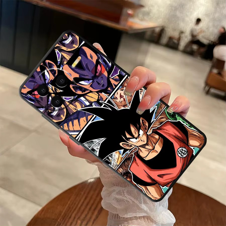 Schwarze weiche Handyhülle mit Dragon Ball Dashing Goku Design für Xiaomi Redmi 13C 14C 12C 10 9 A5 K40 K80 Pro A3 A4 A1 A2 Plus - Bild 5