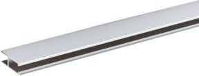 Hettich SlideLine 97 Laufprofil GS Aluminium Silber, Länge: 5000 mm, Breite: 8 mm - Bild 1