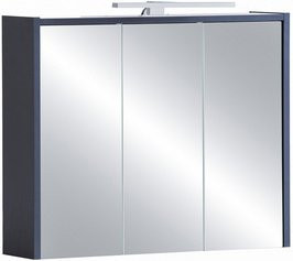 Schildmeyer LED-Spiegelschrank Lovis Kent in Nachtblau mit Glasfront, B/H: 74,5 x 62,7 cm - Bild 1