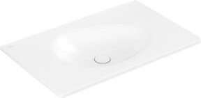 V&B Schrankwaschtisch Antao Eckmodell in Stone White, B/T: 80 x 50 cm - Bild 1