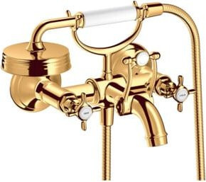 Hansgrohe Axor Montreux Zwei-Griff-Spültischarmatur in Goldoptik - Bild 1