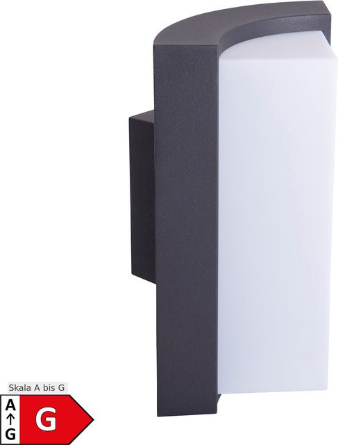 Näve LED Außenwandleuchte Rico Anthrazit, H x B x T: 14,8 x 22 x 12,4 cm - Bild 4